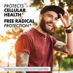 BlueBonnet Alpha Lipoic Acid 600mg amber glass bottle sustainability focus