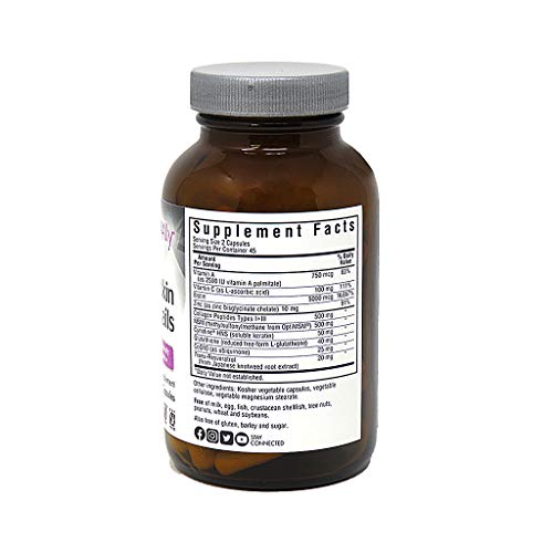 BlueBonnet Beautiful Ally bottle back label with ingredients