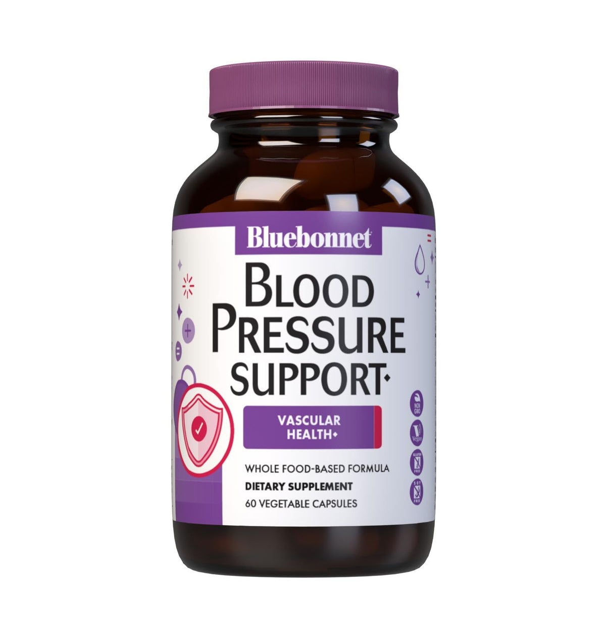 Bluebonnet Blood Pressure Support bottle label