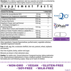 Close-up of the Blood Pressure Support bottle label