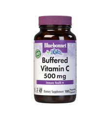 BlueBonnet Buffered Vitamin C-500 mg Vegetable Capsules front label