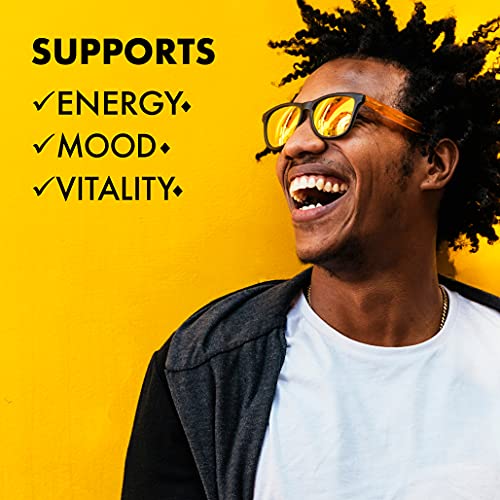 Graphic illustrating B vitamins for energy production and nerve support