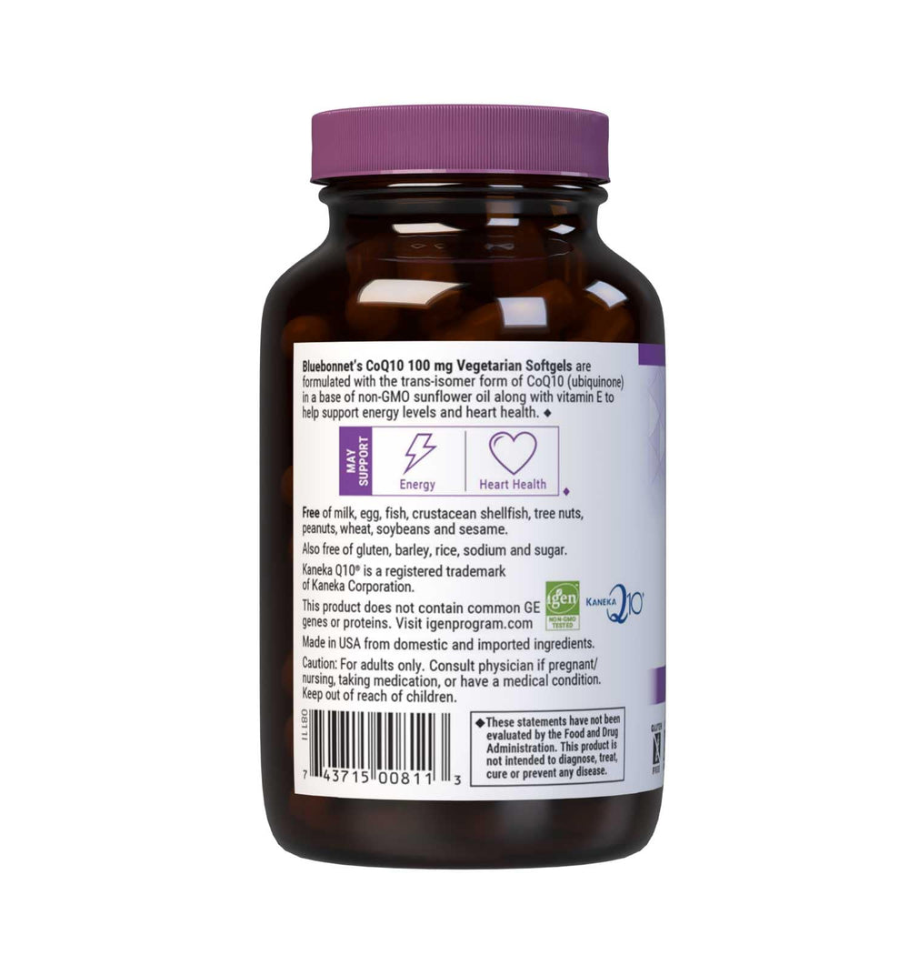 Ingredients: Kaneka ubiquinone CoQ10 in sunflower oil with vitamin E