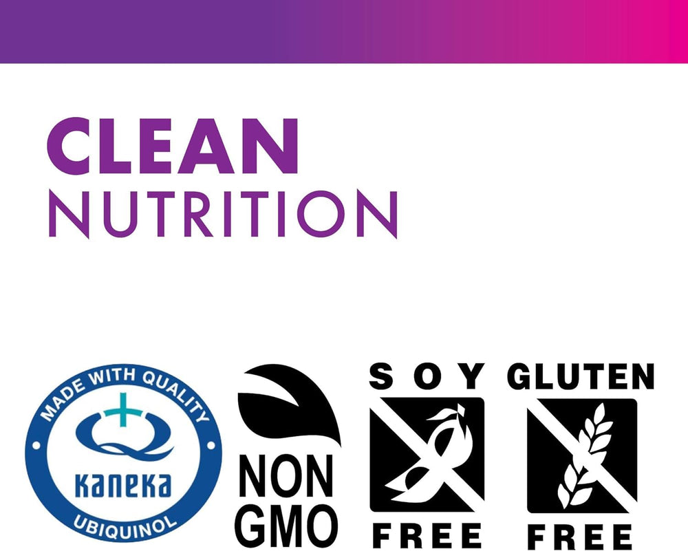 60 vegetarian CoQ10 softgels in amber bottle