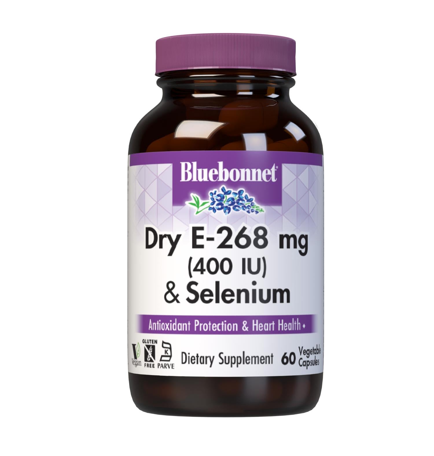 BlueBonnet Dry E-400 IU Plus Selenium Vitamin E and Selenium capsules bottle