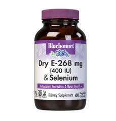 BlueBonnet Dry E-400 IU Plus Selenium Vitamin E and Selenium capsules bottle