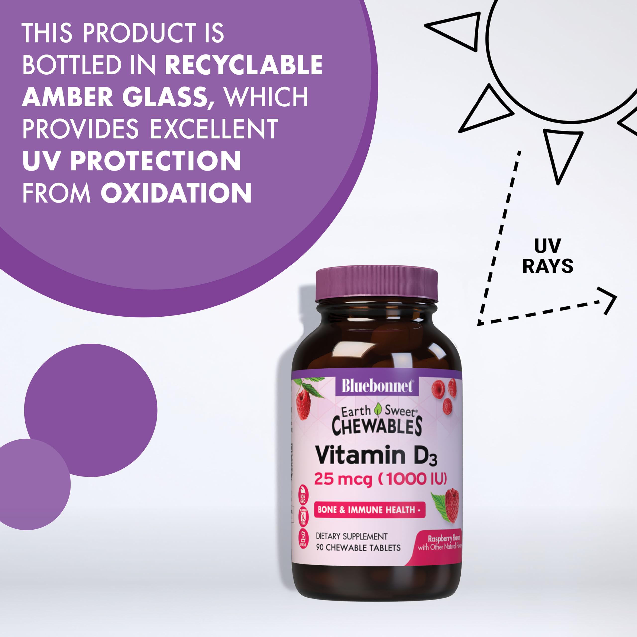 Concept image of bone health and immune support