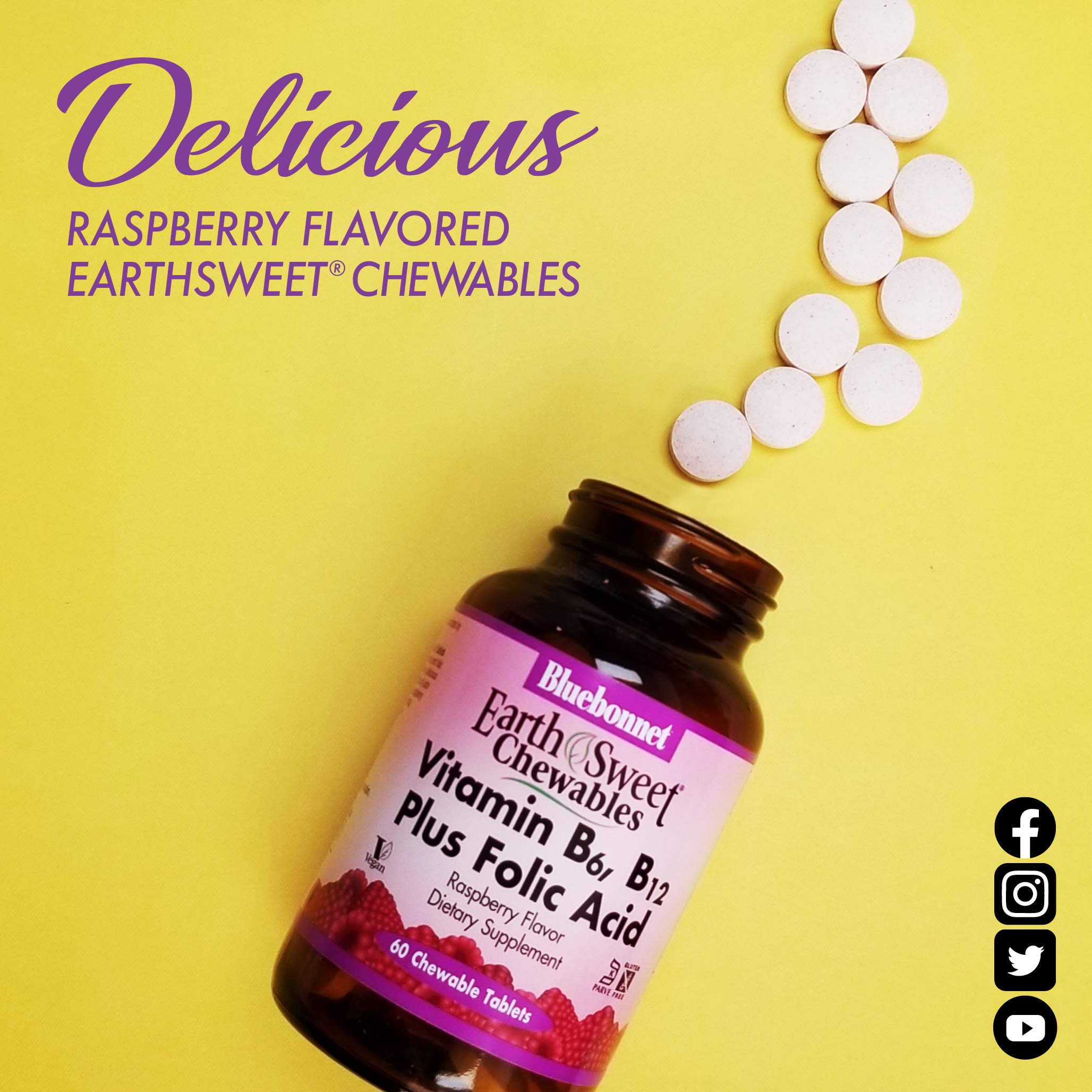 EarthSweet Raspberry chewables ingredients list