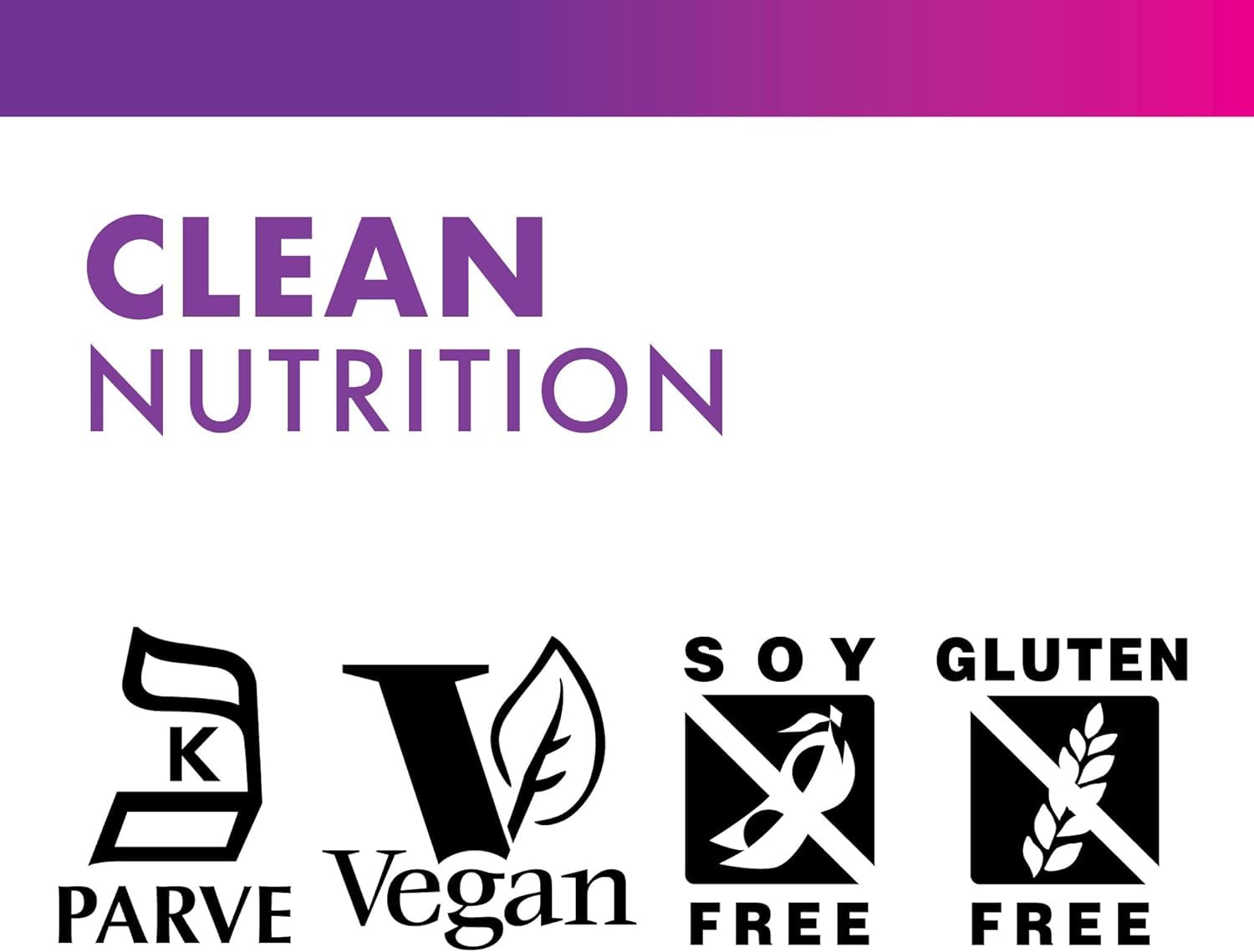 BlueBonnet ingredient icons and certifications showing vegan and allergen-free assurance