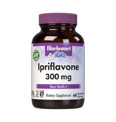 BlueBonnet Nutrition Ipriflavone 300 mg capsules bottle – bone health hero image