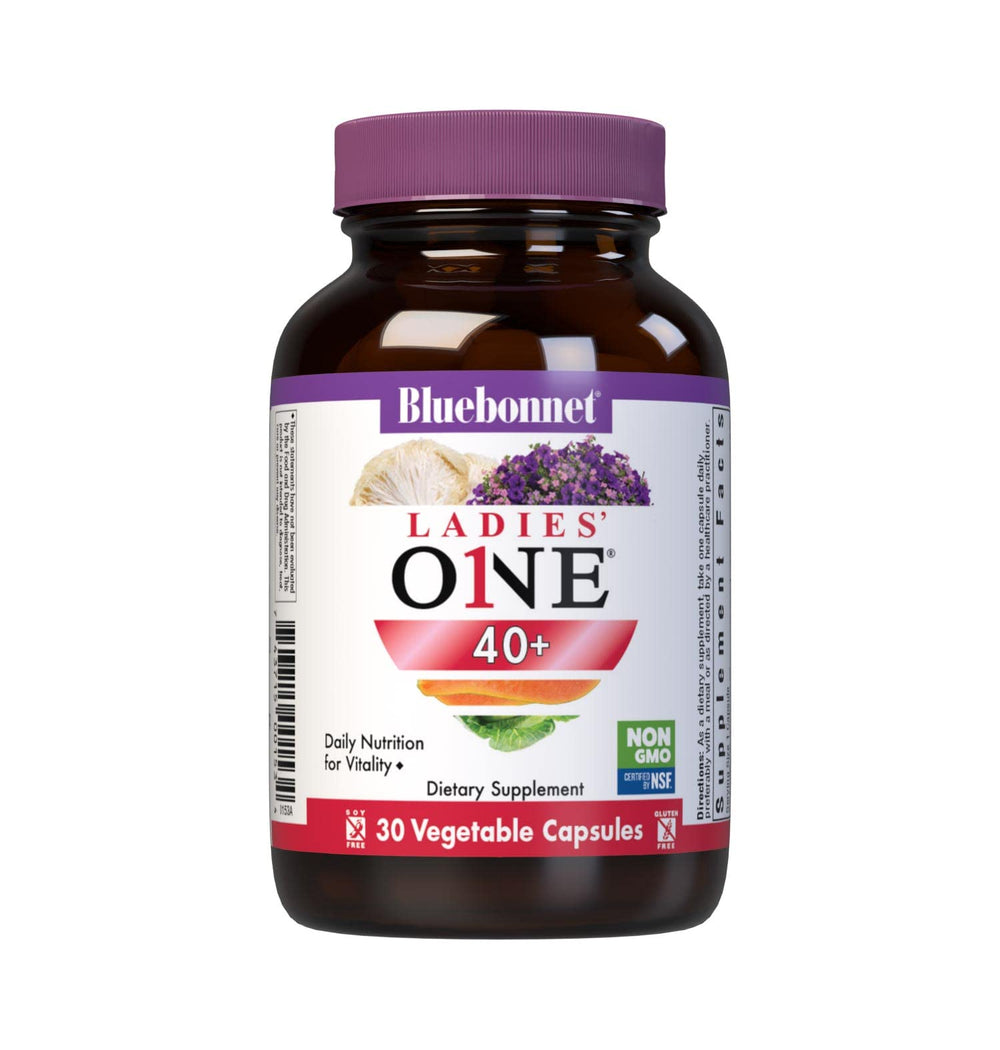 Bluebonnet Nutrition Ladies’ ONE 40+ multivitamin bottle front view