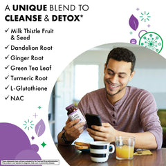 Bluebonnet Liver Detox bottle label close-up