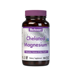 Bluebonnet Nutrition Albion Chelated Magnesium 200 mg bottle label