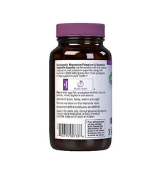 Label showing Non-GMO, Vegan, Gluten-Free on bluebonnet bottle