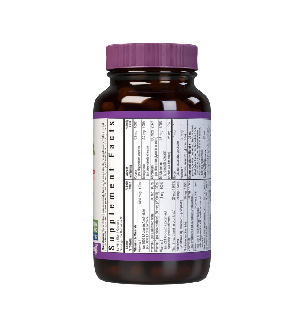 Bluebonnet Maxi One label close-up