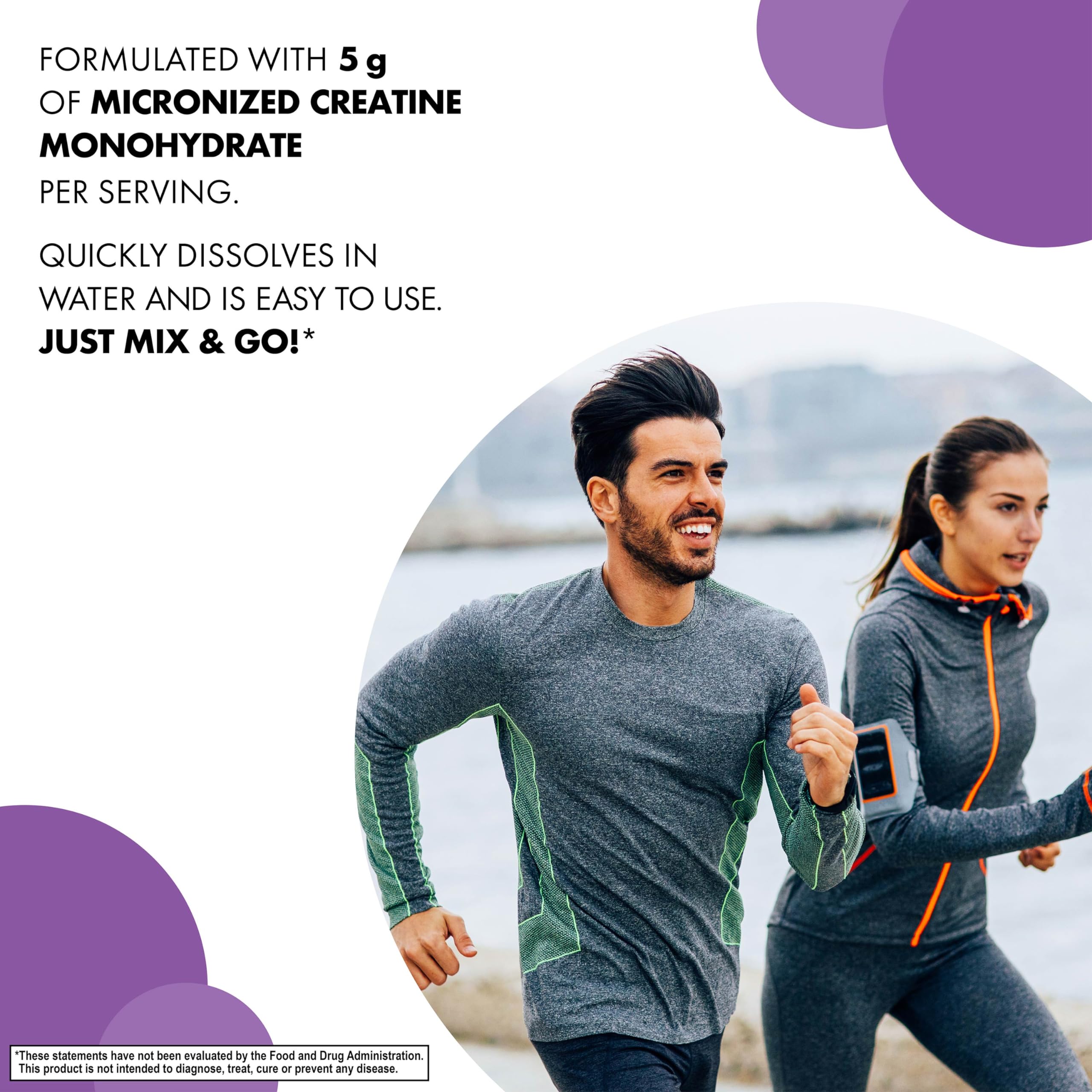 Creatine powder dissolving in a shaker