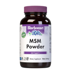BlueBonnet MSM Powder 8 oz bottle front view