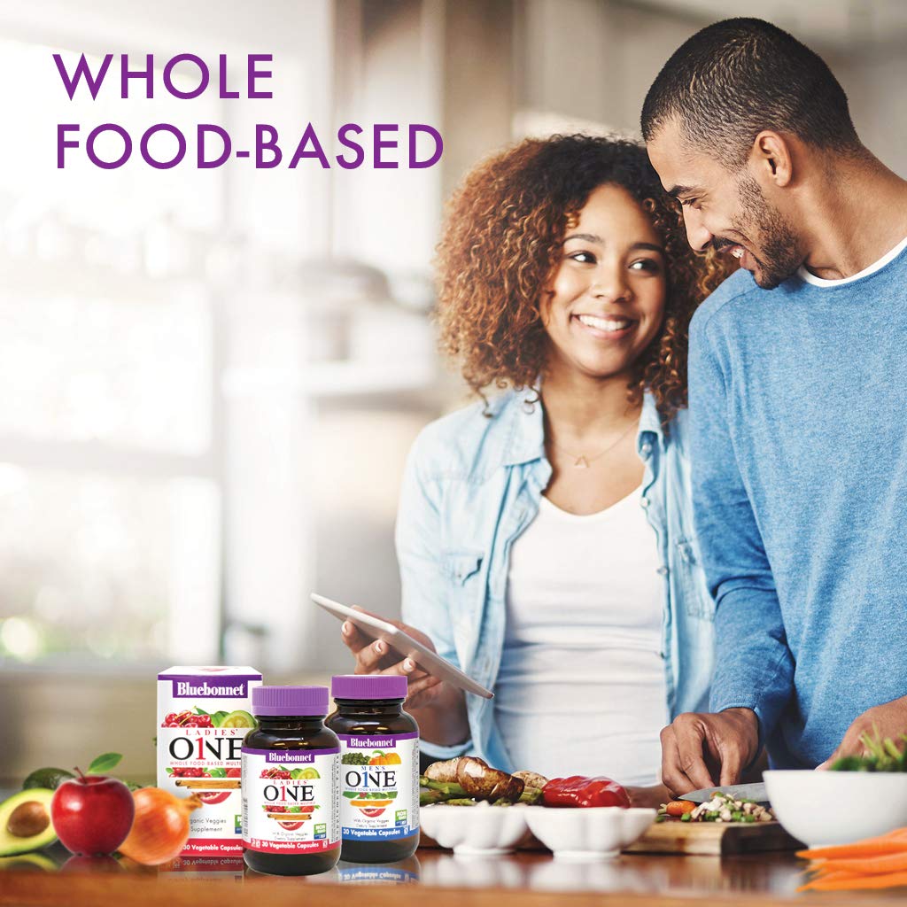 Illustration of organic whole-food vegetable blend included in the capsule