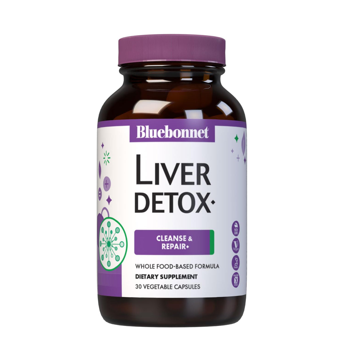 Bluebonnet Nutrition Liver Detox bottle label