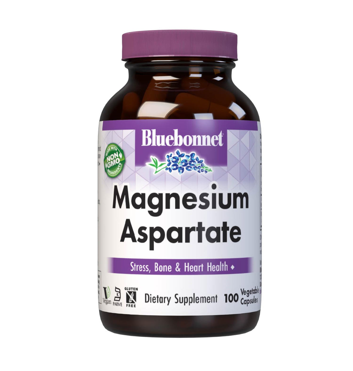 Bluebonnet Nutrition Magnesium 400 mg chelated magnesium aspartate bottle