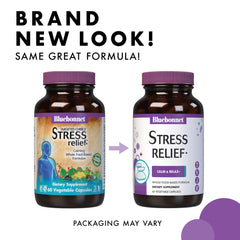 Bluebonnet Stress Relief 60-count container with label