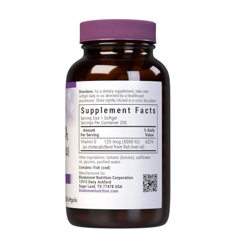 Close-up of yellow Vitamin D3 softgels