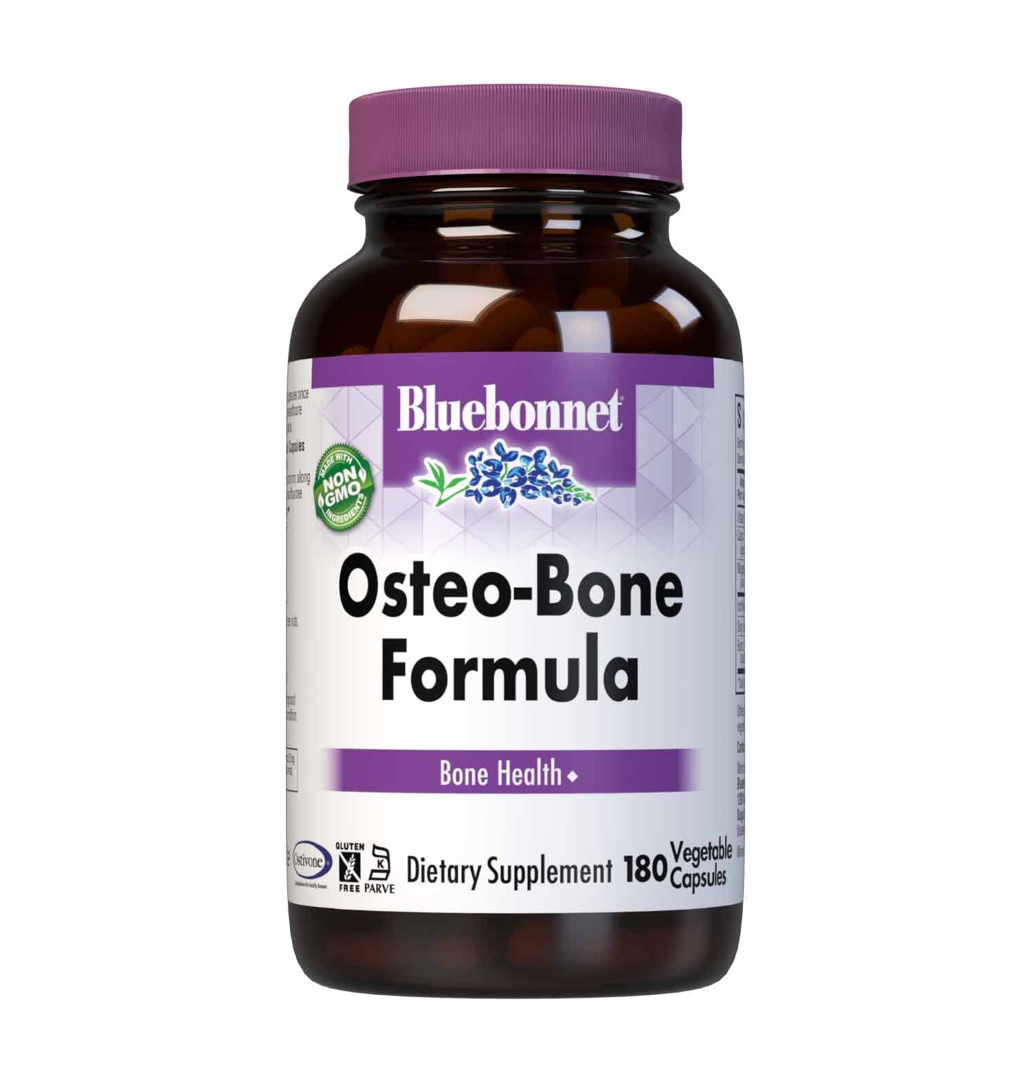 Bottle of BlueBonnet Osteo-Bone Formula Vegetarian Capsules