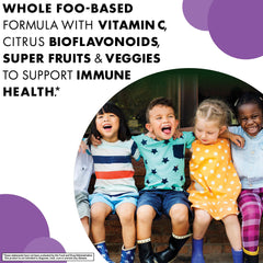 Base of Vitamin C with bioflavonoids, super fruits and vegetables