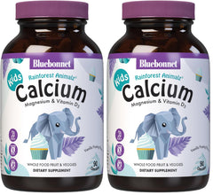 Bottle of BlueBonnet Super Earth Rainforest Animalz Chews with Vanilla Frosting