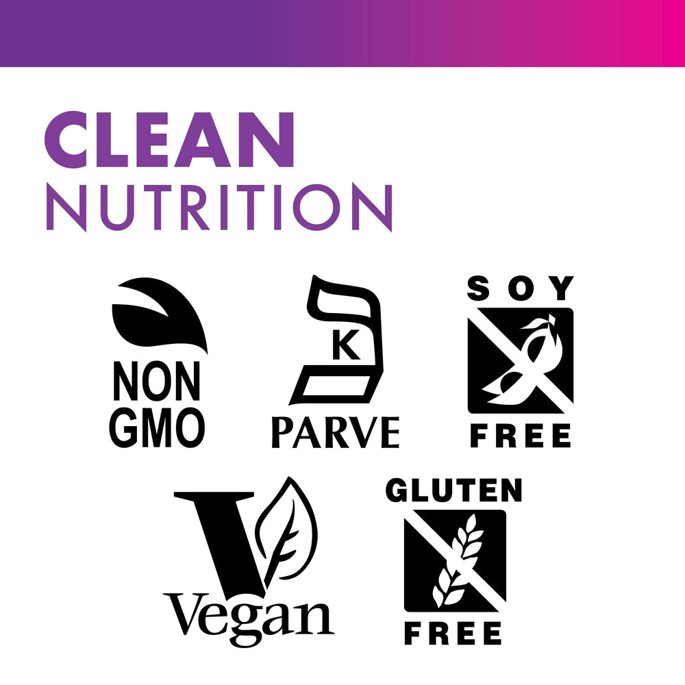 Vegan and kosher symbols on packaging