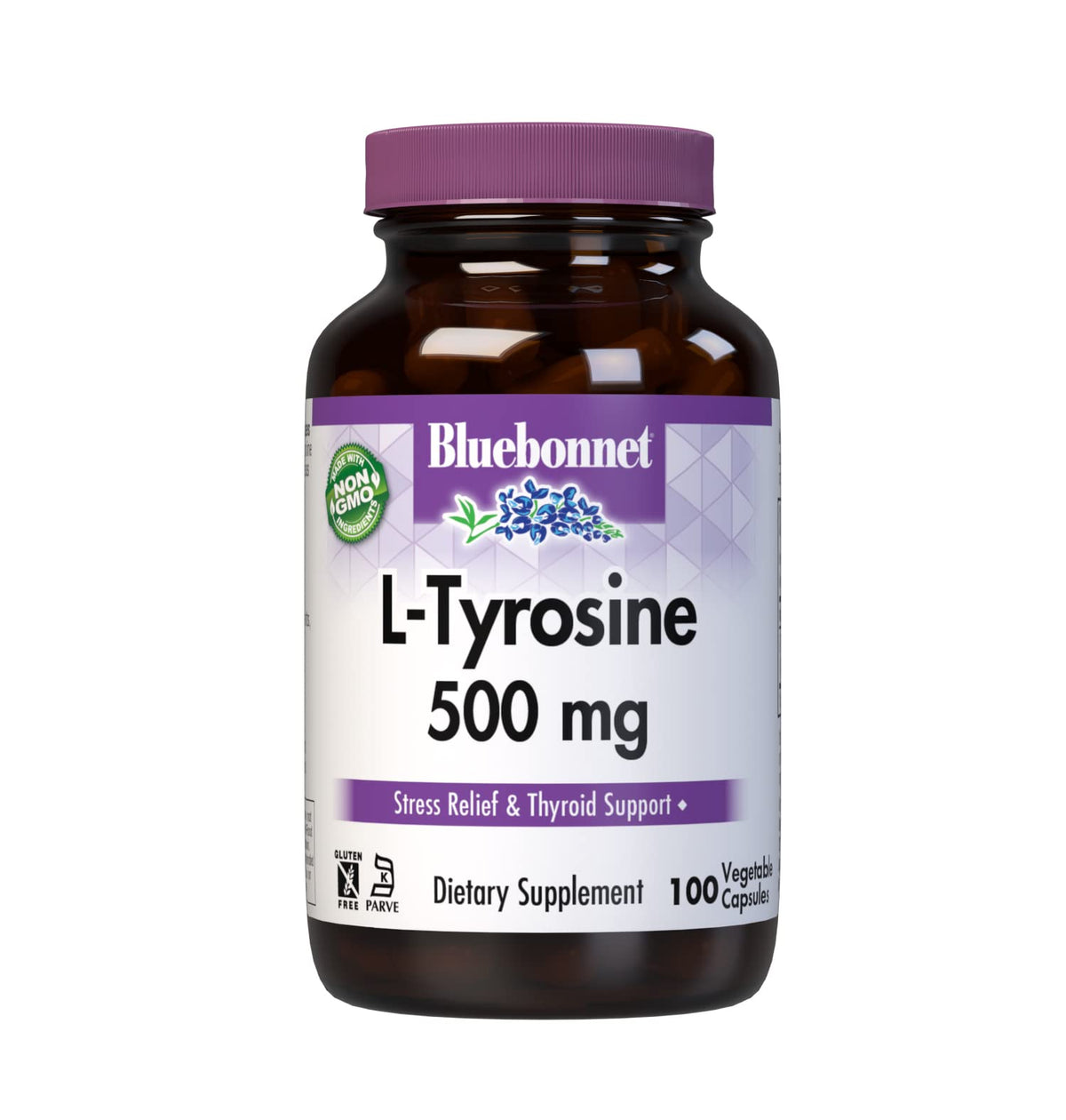Bluebonnet L-Tyrosine 500 mg bottle