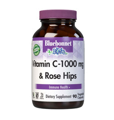 Front of Bluebonnet Vitamin C-1000 mg plus Rose Hips bottle