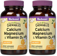BlueBonnet Calcium Magnesium Plus Vitamin D3 EarthSweet chewable lozenges