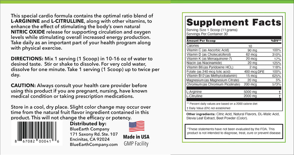 BlueEarth Berry Blend 30 servings pack shot