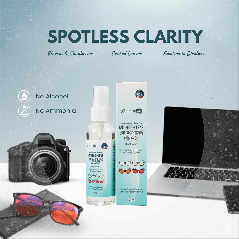 Safe for coated, AR, polarized lenses with BlueGuard