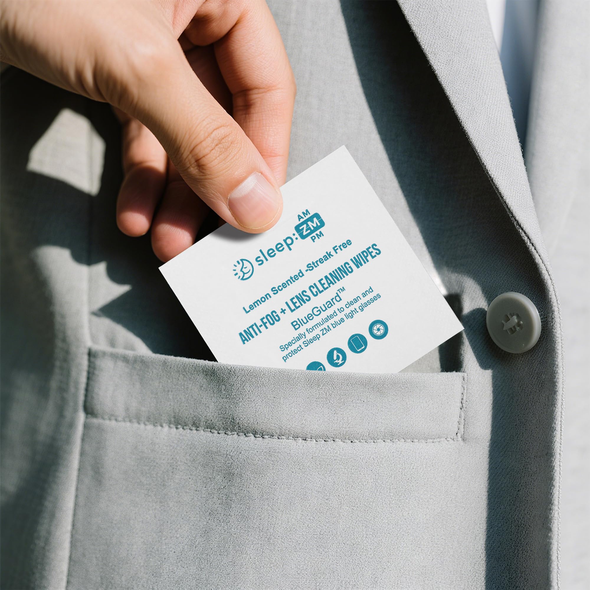 BlueGuard wipes packaging and branding
