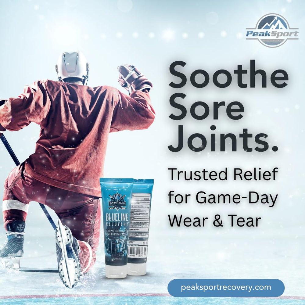 Joint and muscle recovery graphics: knees, legs, back