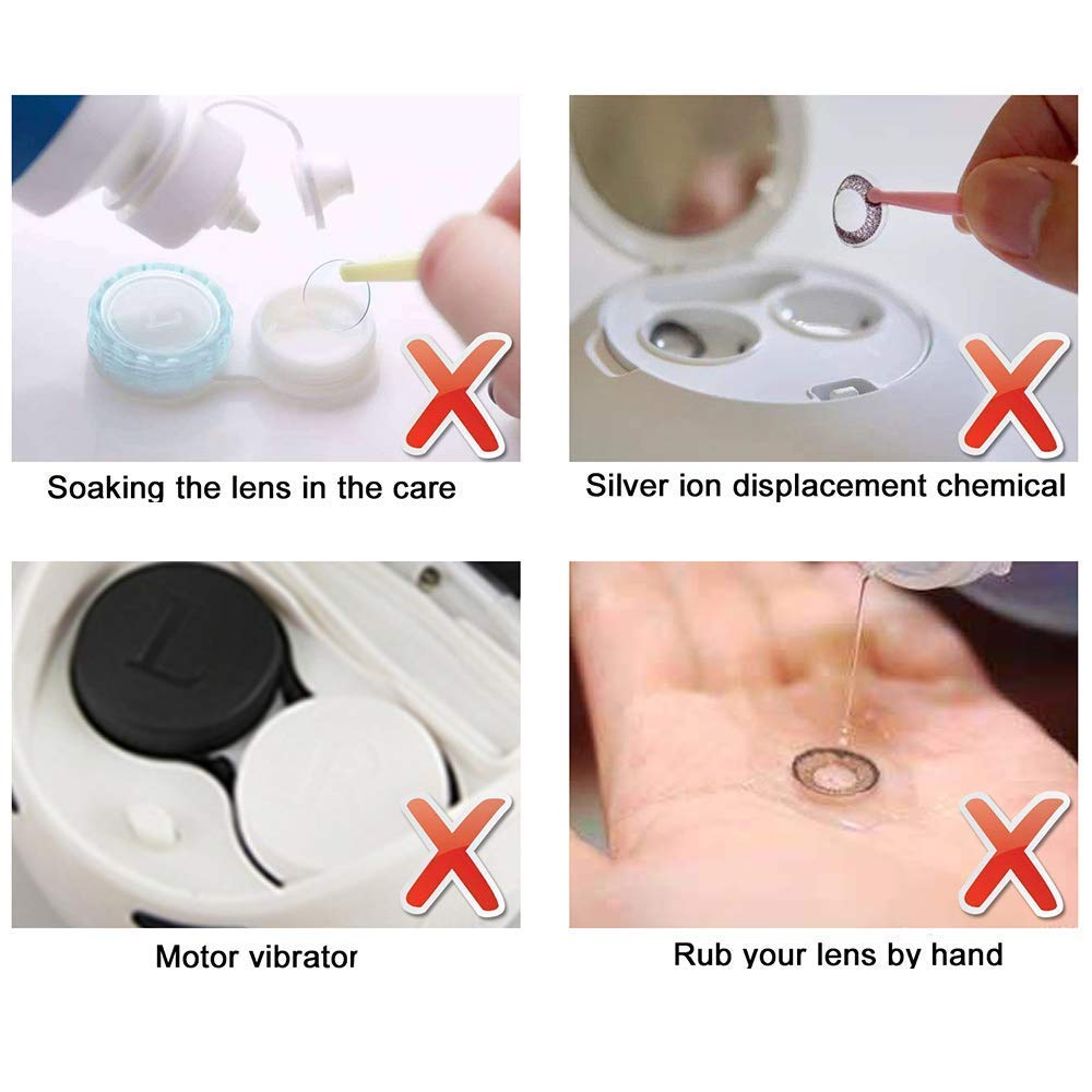 Travel-ready Blumway ultrasonic contact lens cleaner