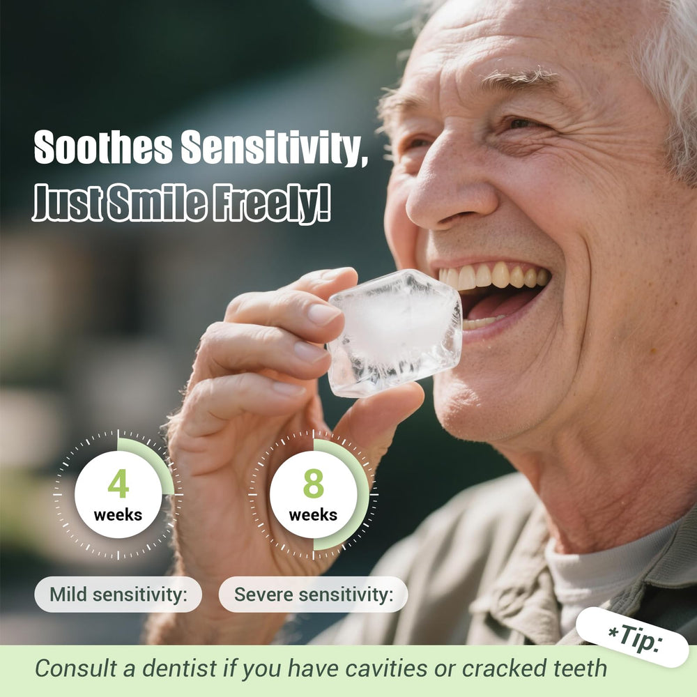 Label showing SLS-free and fluoride-free formulation