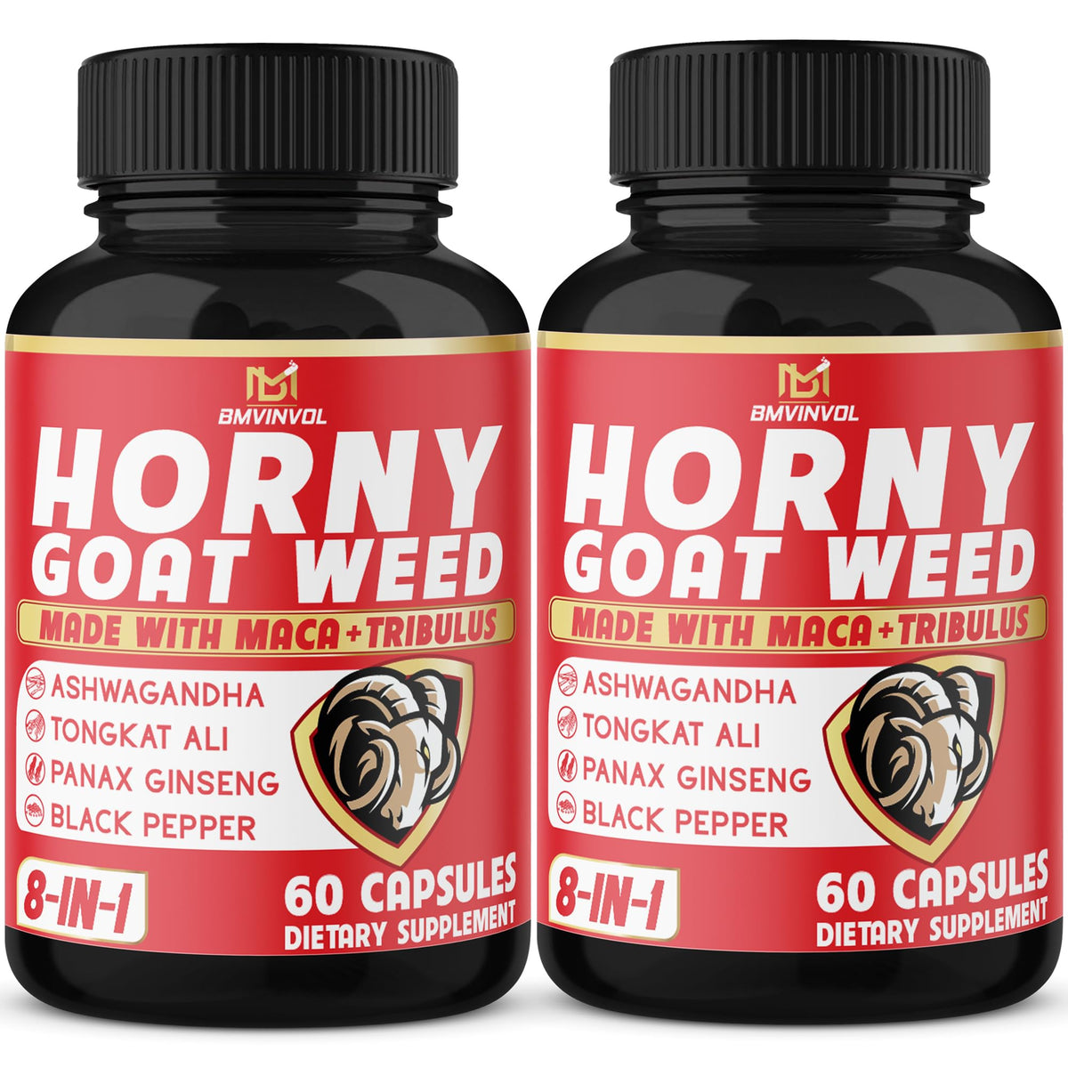 BMVINVOL 2-pack Horny Goat Weed capsules hero image