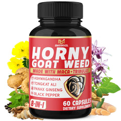 BMVINVOL Horny Goat Weed Capsules bottle on white background