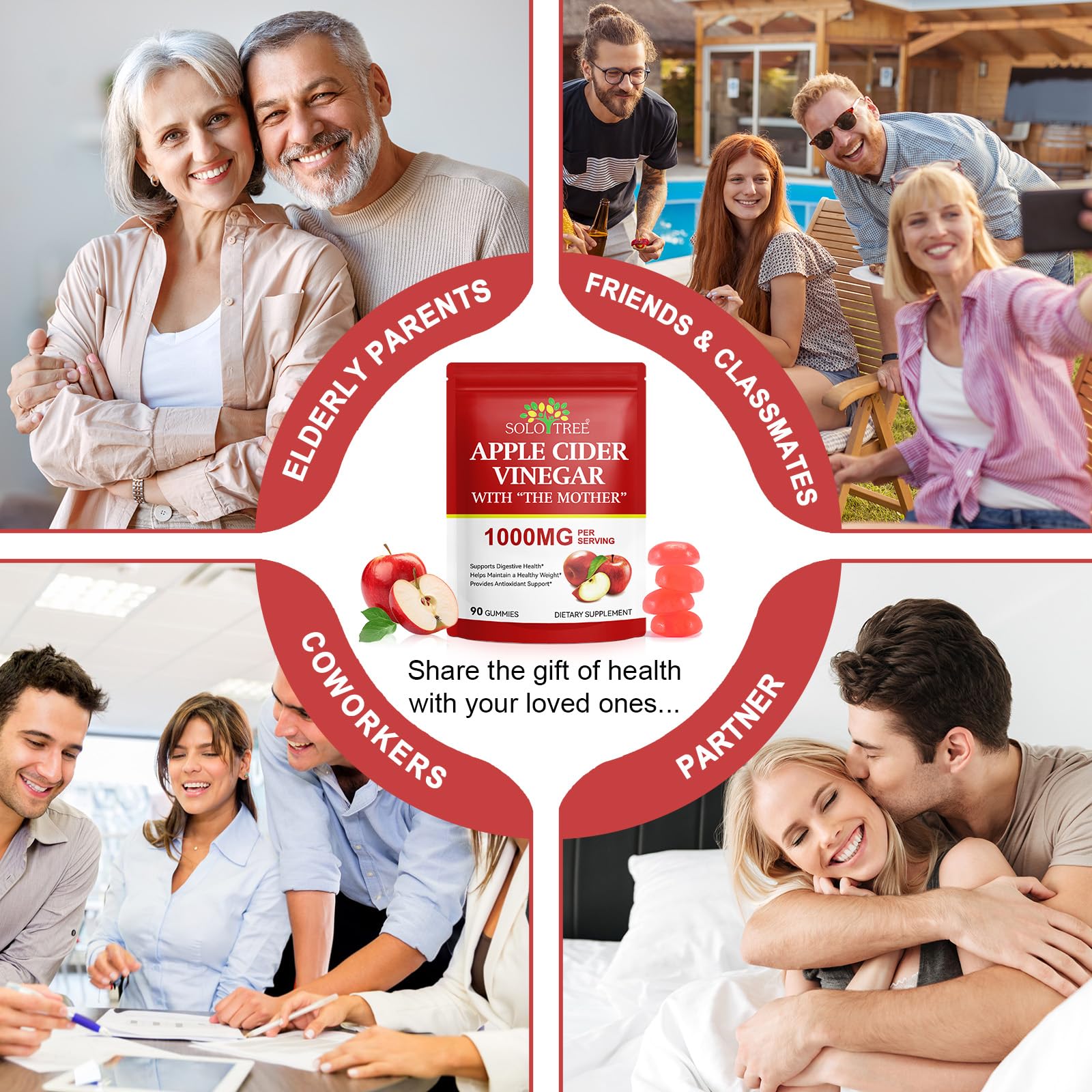 bnHUlMXw Apple Cider Vinegar Gummies packaging emphasizes 90-count vegan supply.