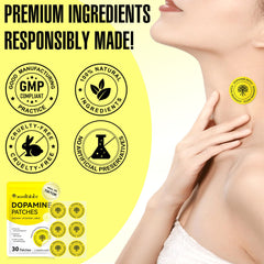 Patch applied to clean, hair-free skin