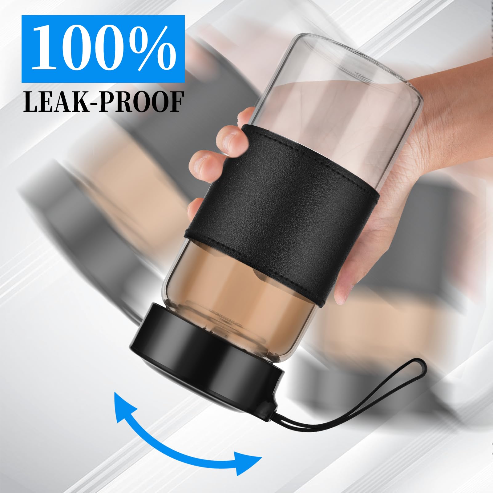 BNCWCQZ shaker features non slip silicone exterior for secure grip