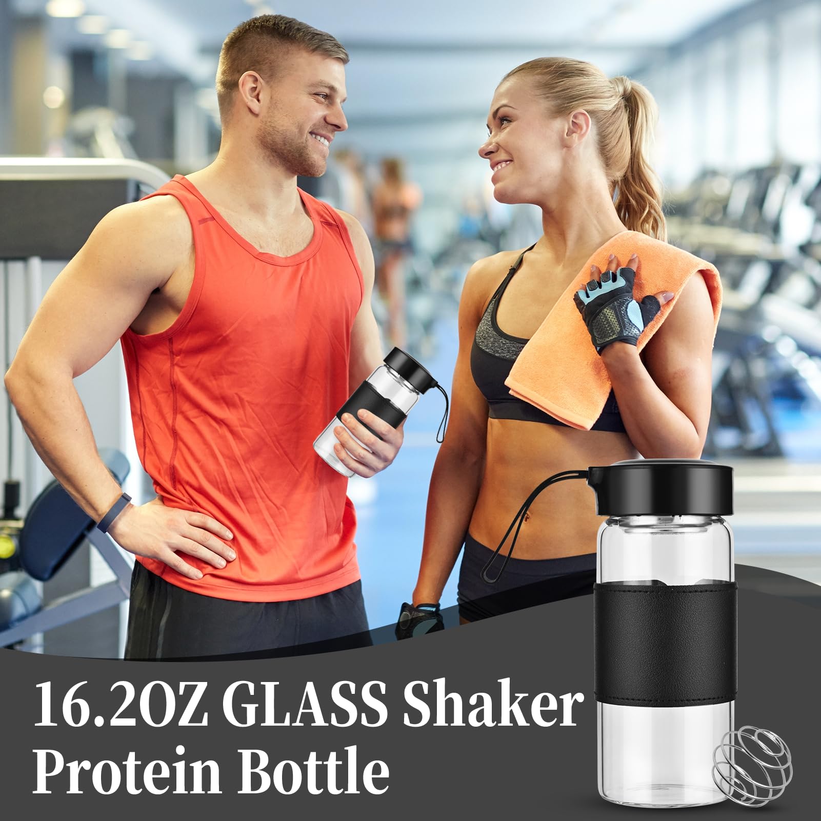 BNCWCQZ non-slip silicone shaker body provides steady grip during use
