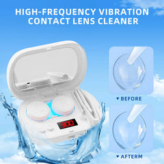 Portable travel case design suitable for colored and soft lenses