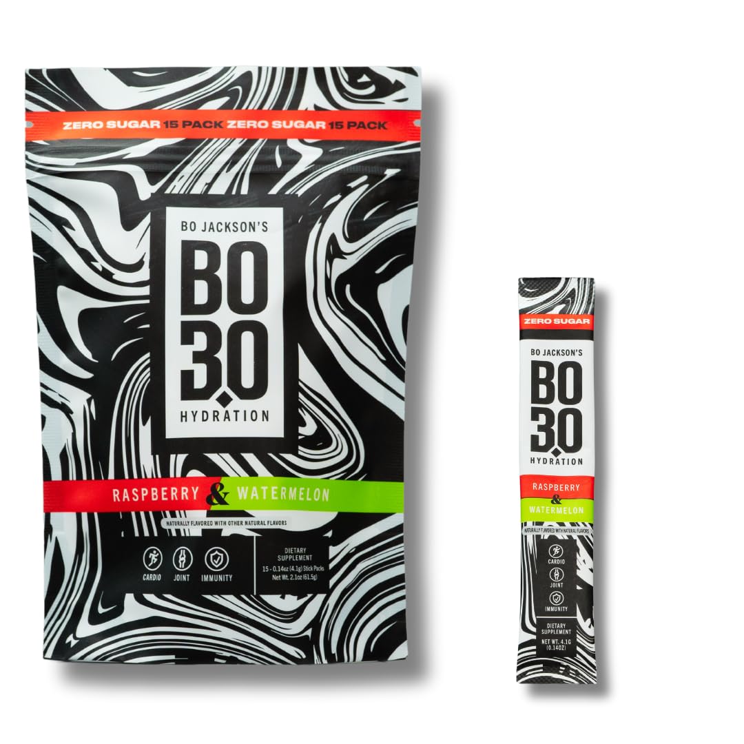 BO3.0 sugarfree electrolyte packets label supports clean hydration for daily workouts.