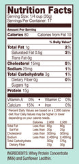 Bob's Red Mill whey protein powder shake-in-progress shows instant dissolve in a smoothie.