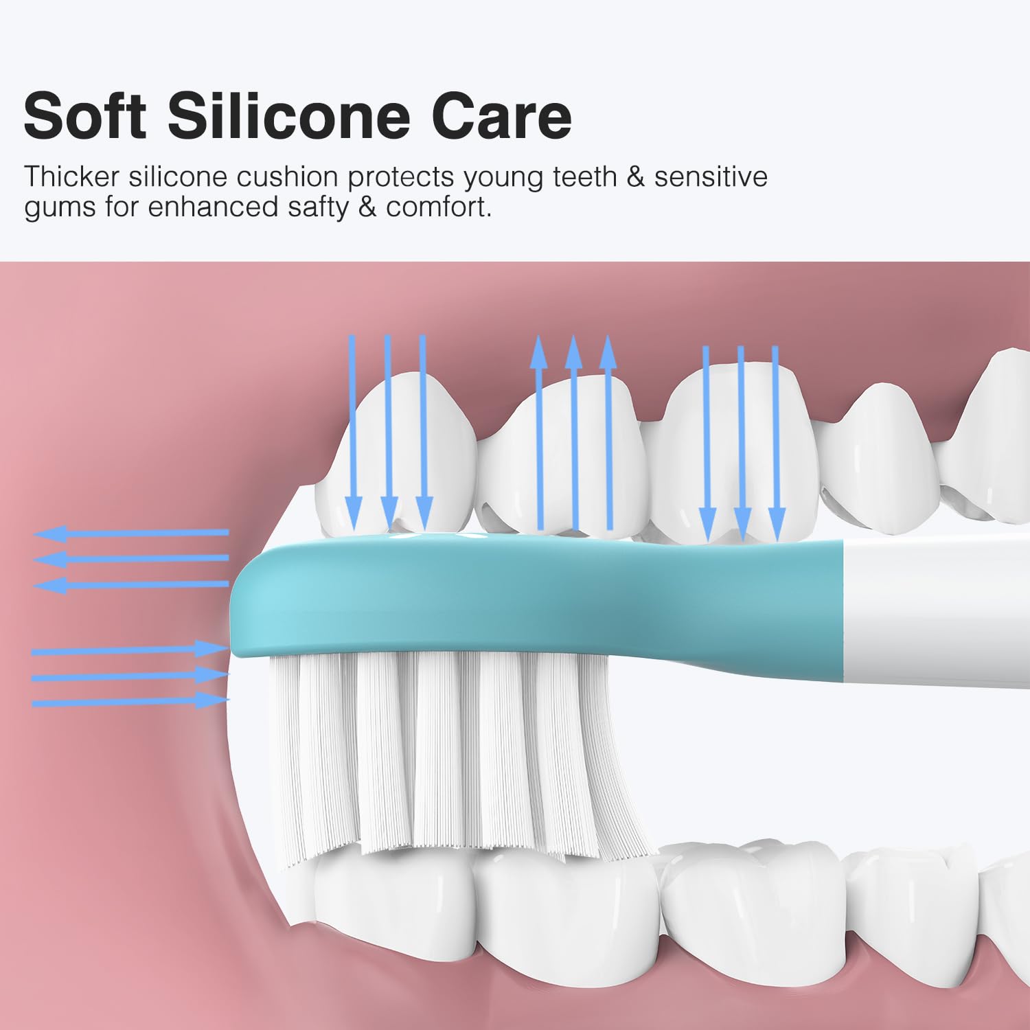 Compatibility with Philips Sonicare Kids and Snap-On handles
