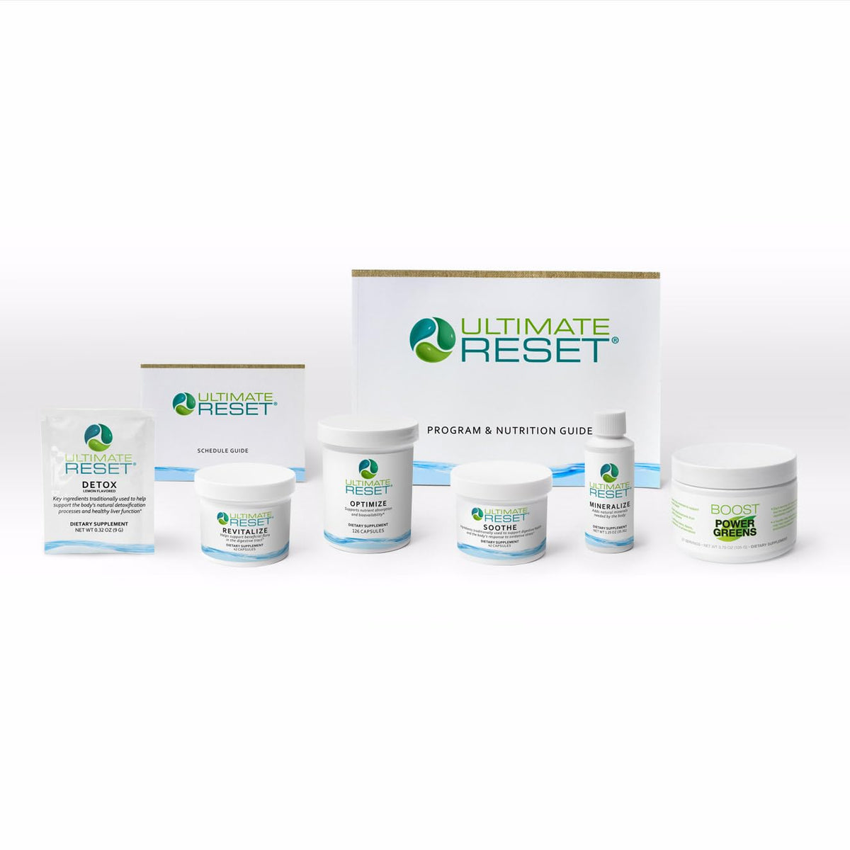 BODi Ultimate Reset Power Greens bottle pour supports daily nutrient intake.